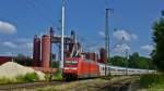 101 026-3 durchfährt mit dem IC 2160 von Nürnberg nach Karlsruhe den Bahnhof Goldshöfe in Richtung Aalen. (07.07.2013)